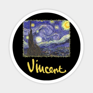 Starry Night by Vincent van Gogh Magnet